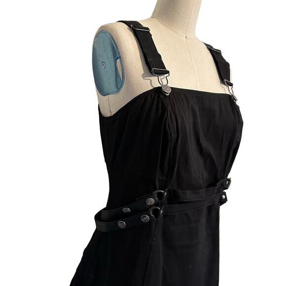 NWT Tripp NYC Black Straps Bondage Dress Medium - Picture 4 of 13